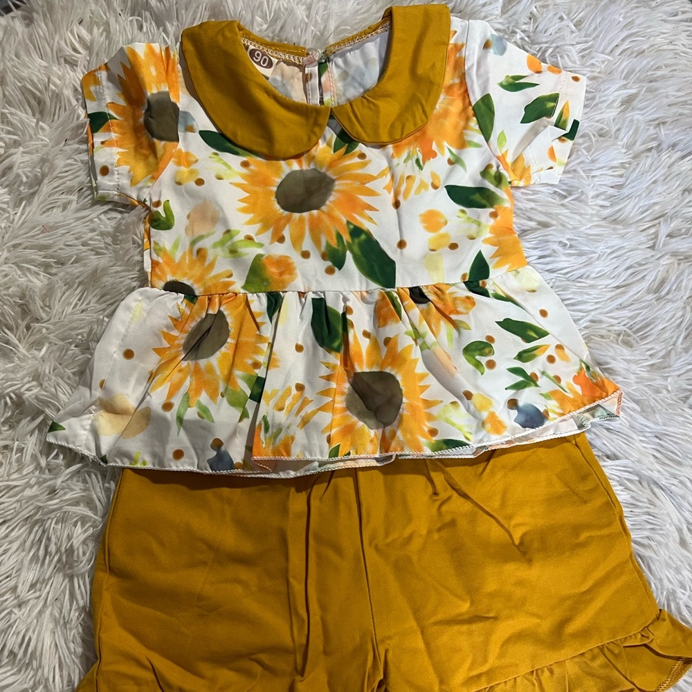 Brand new baby girl two piece outfit.